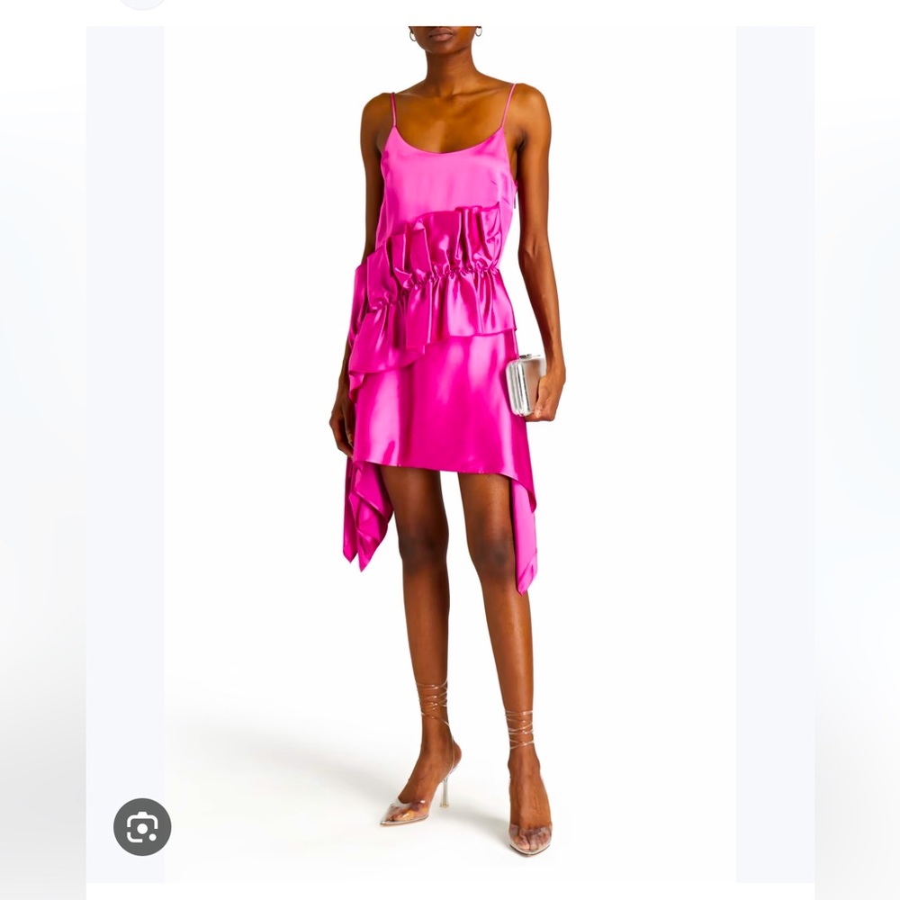 Christopher Kane pink ruffle dress - with tags